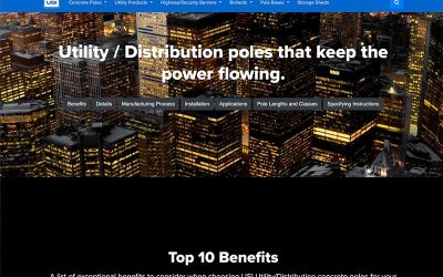 Updated Utility/Distribution Poles section